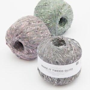 Rico Design Creative Make It Tweed Glitz mezgimo siūlai