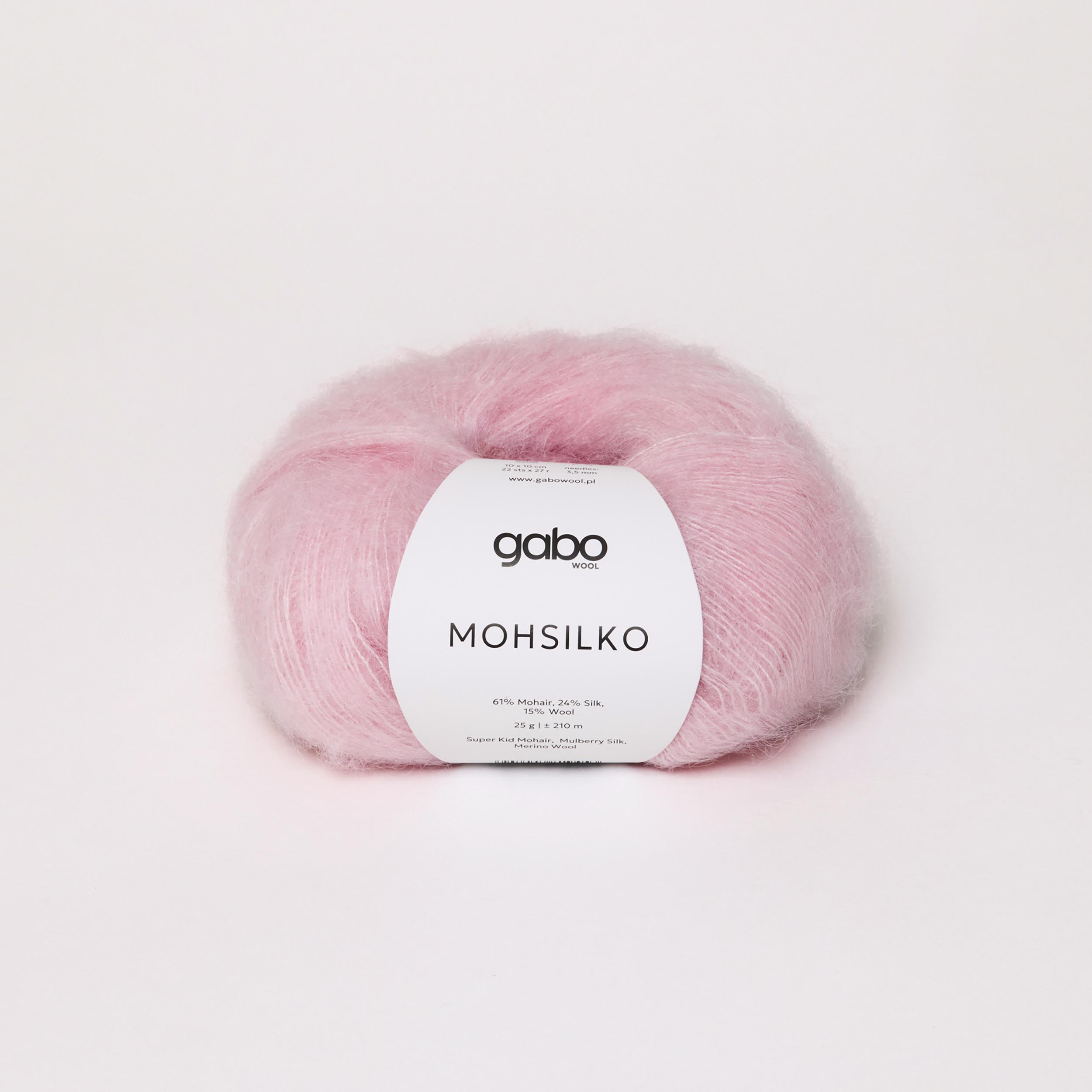 Gabo wool MOHSILKO mezgimo siūlai